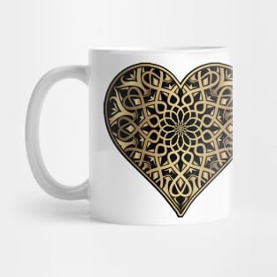 Metal Heart Mug